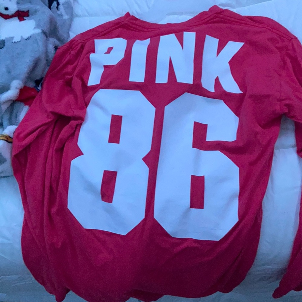 Pink- pink long sleeve shirt! xs